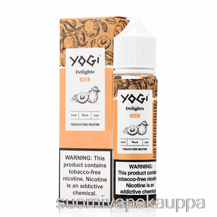 Vape Suomi Persikkajää - Yogi Delights - 60ml 3mg